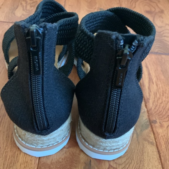 Sketchers Bobs Sandals black memory foam size 6.5 - Picture 5 of 6